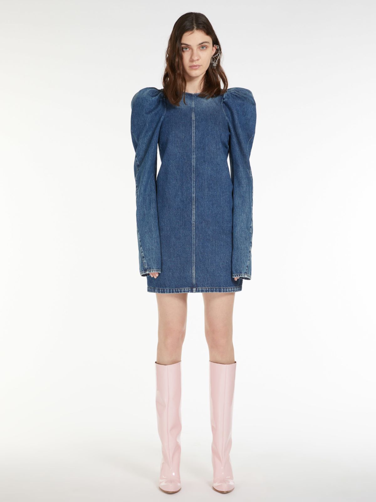 Short denim dress - MIDNIGHTBLUE - Max Mara