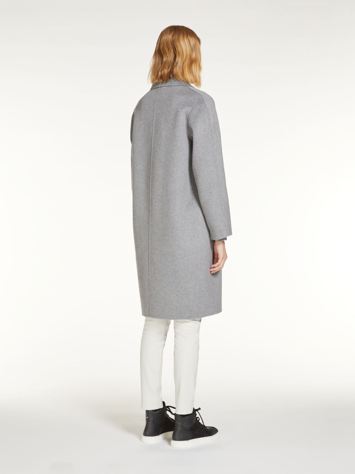 Wool and cashmere coat - MEDIUM GREY - Max Mara - 3