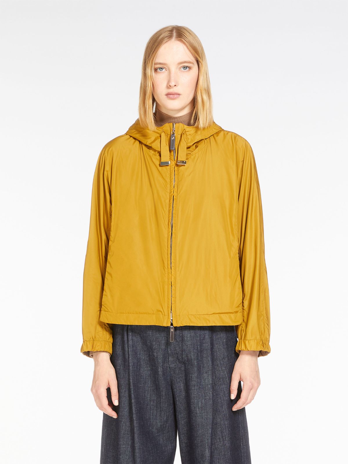 Reversible water-repellent taffeta jacket - MUSTARD - Max Mara - 2