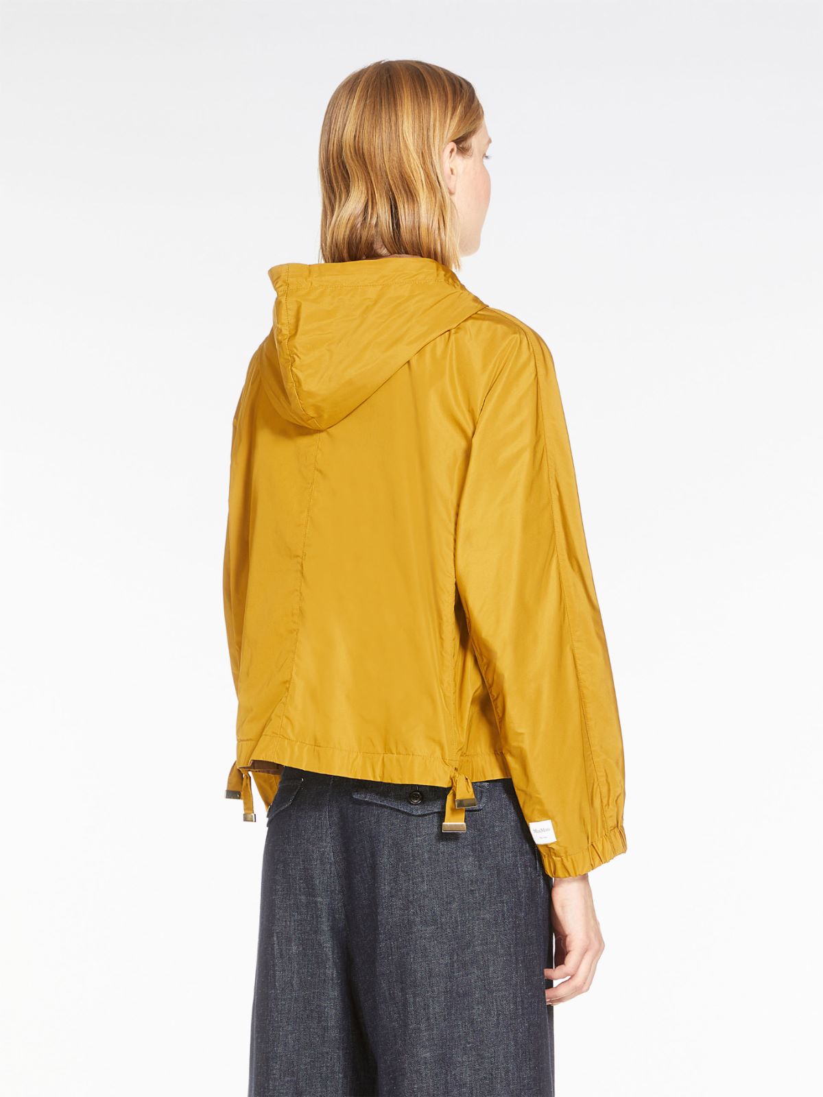 Reversible water-repellent taffeta jacket - MUSTARD - Max Mara - 3