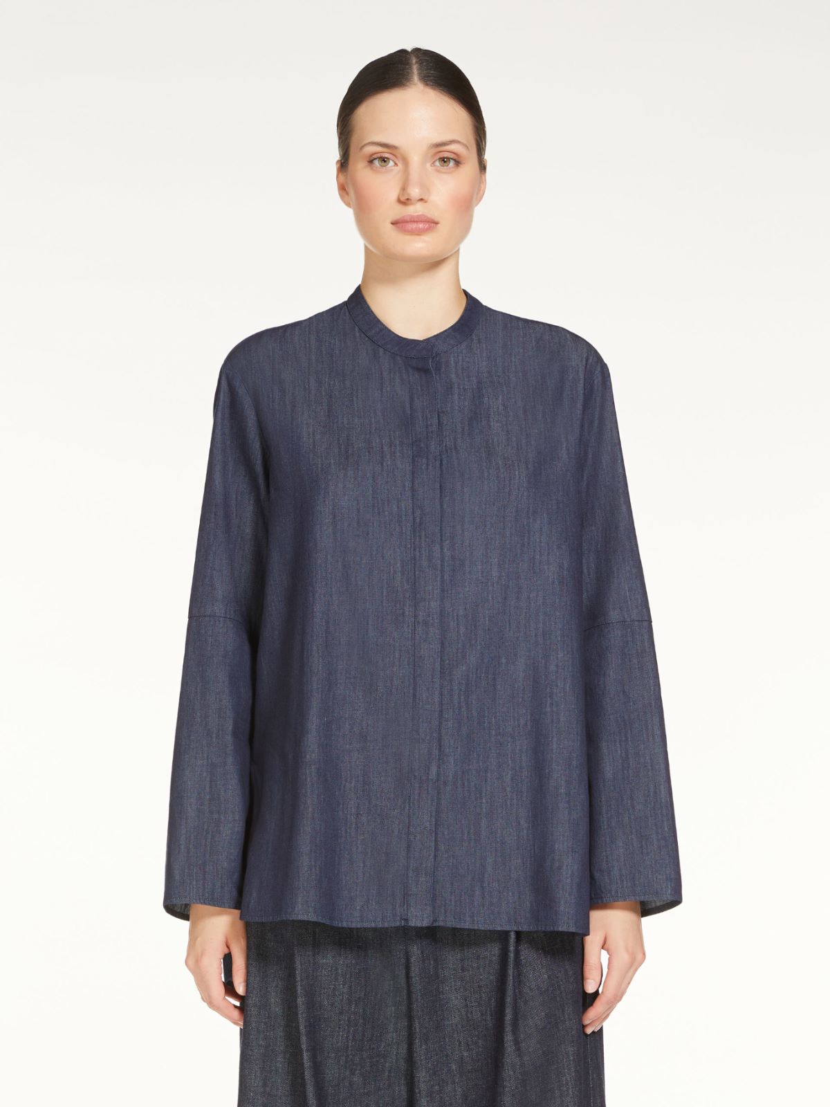 Denim shirt - MIDNIGHTBLUE - Max Mara - 2