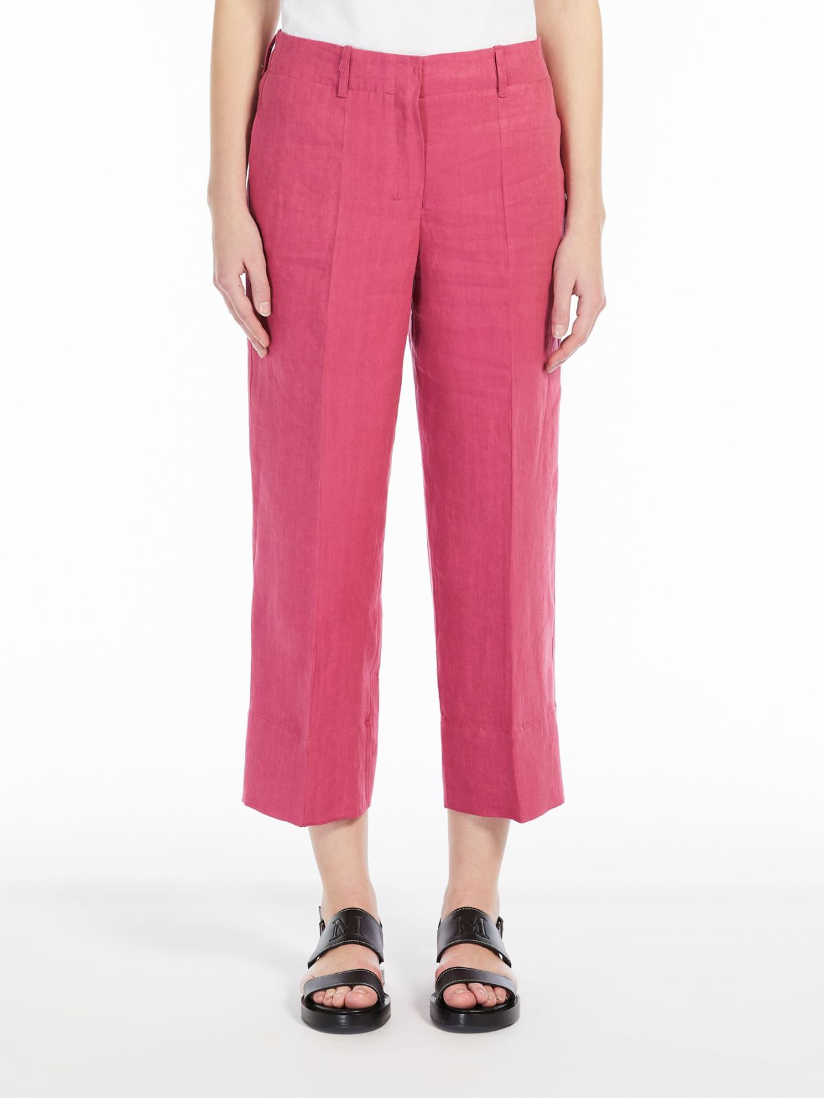 Pantalone in lino lavato - ROSA - Max Mara - 2