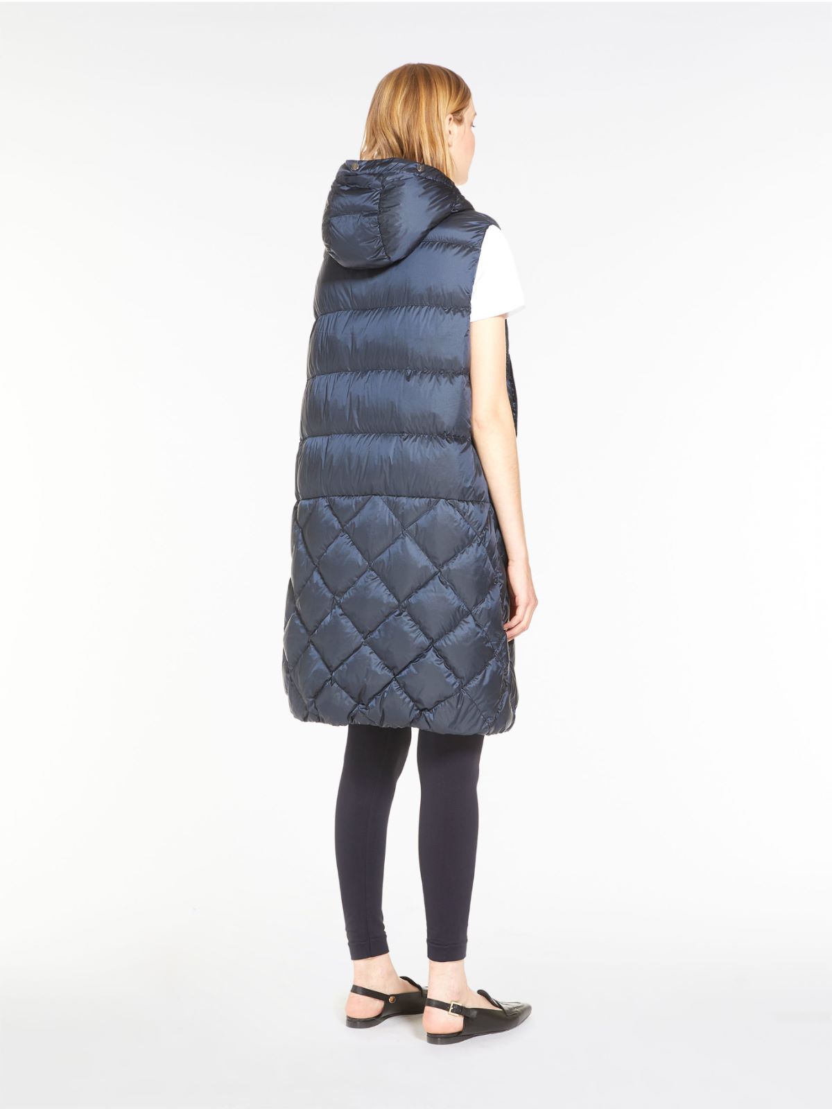 Water-repellent technical canvas gilet - MIDNIGHTBLUE - Max Mara - 3