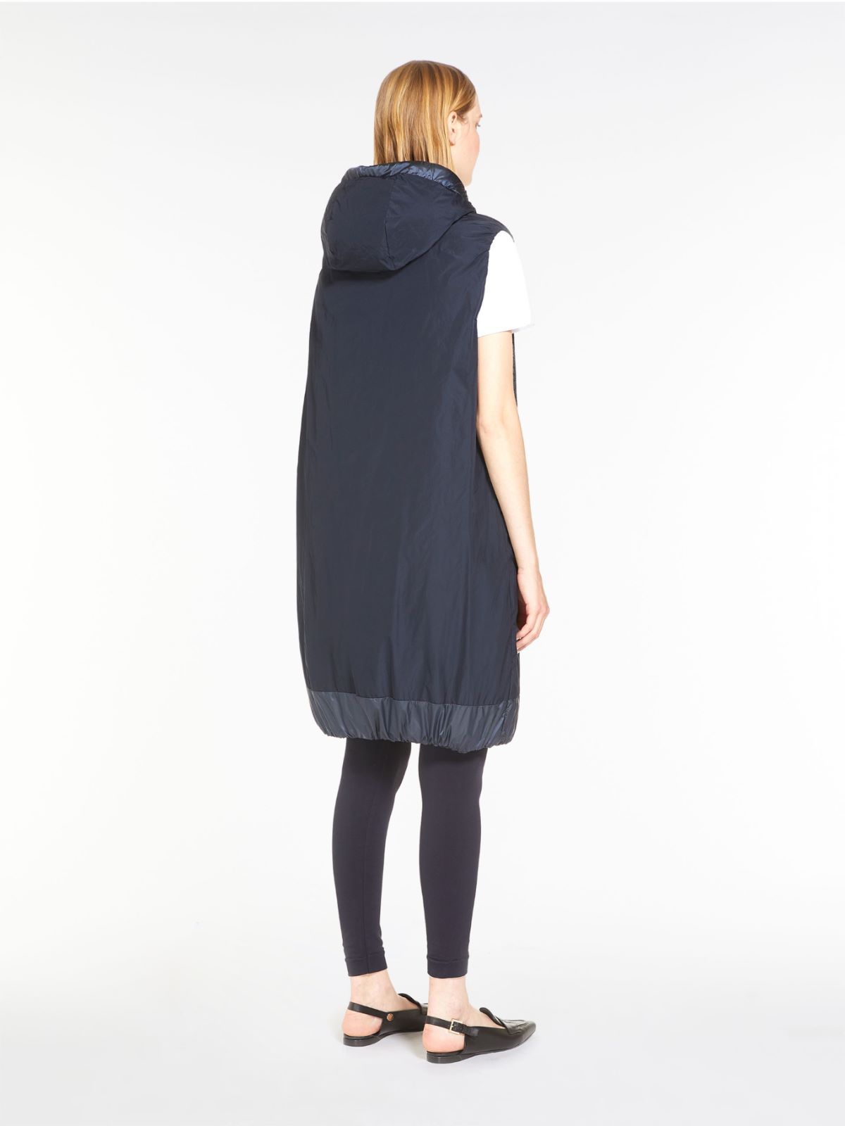 Water-repellent technical canvas gilet - MIDNIGHTBLUE - Max Mara - 5