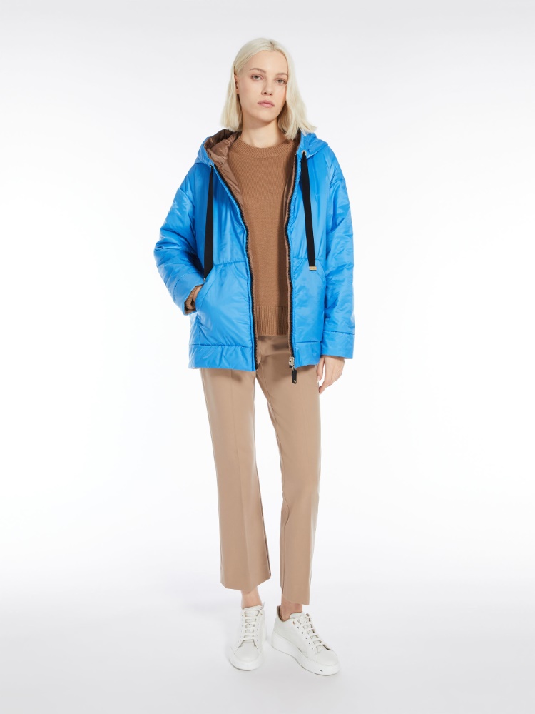 Reversible water-repellent canvas sweatshirt - NAVY - Max Mara