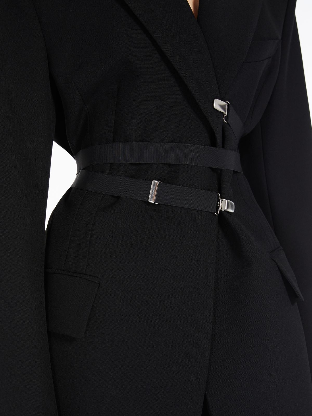 Slim-fit tailored blazer - BLACK - Max Mara - 5