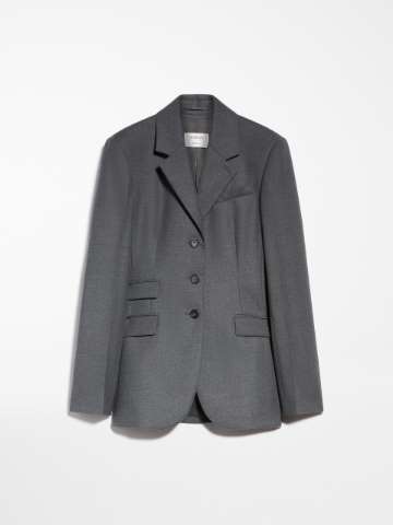MAXMODA Men's Blazer, Linen Structure, Slim Fit, Modern Casual Blazer, Lightweight Jacket, Black