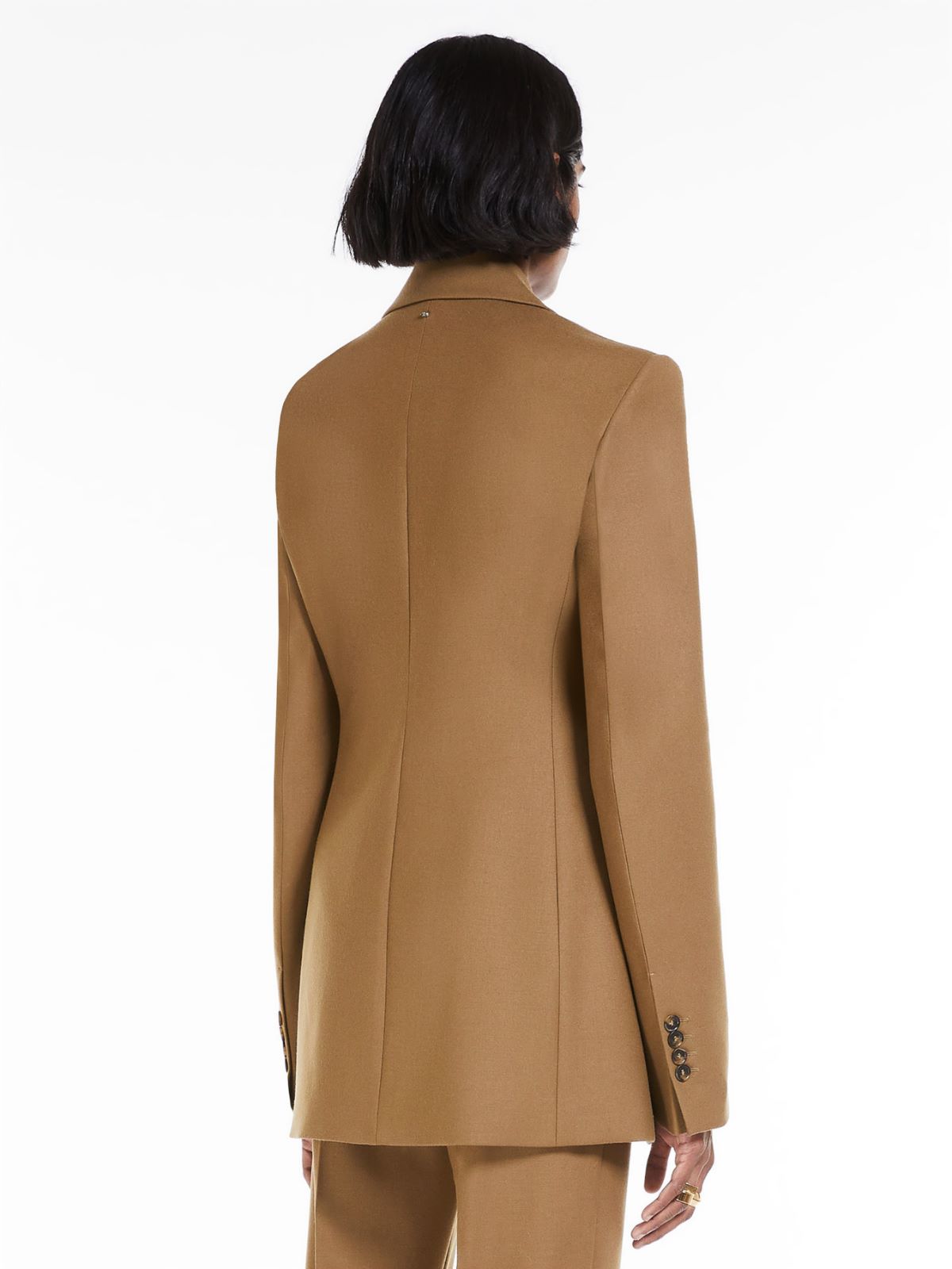 Slim-fit tailored blazer - KAKI - Max Mara - 3
