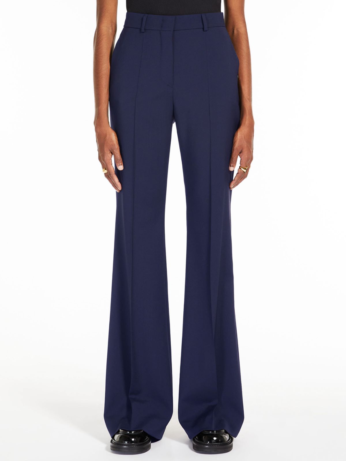 Pantalone classico uomo Digel oversize drop quattro corto in pura lana