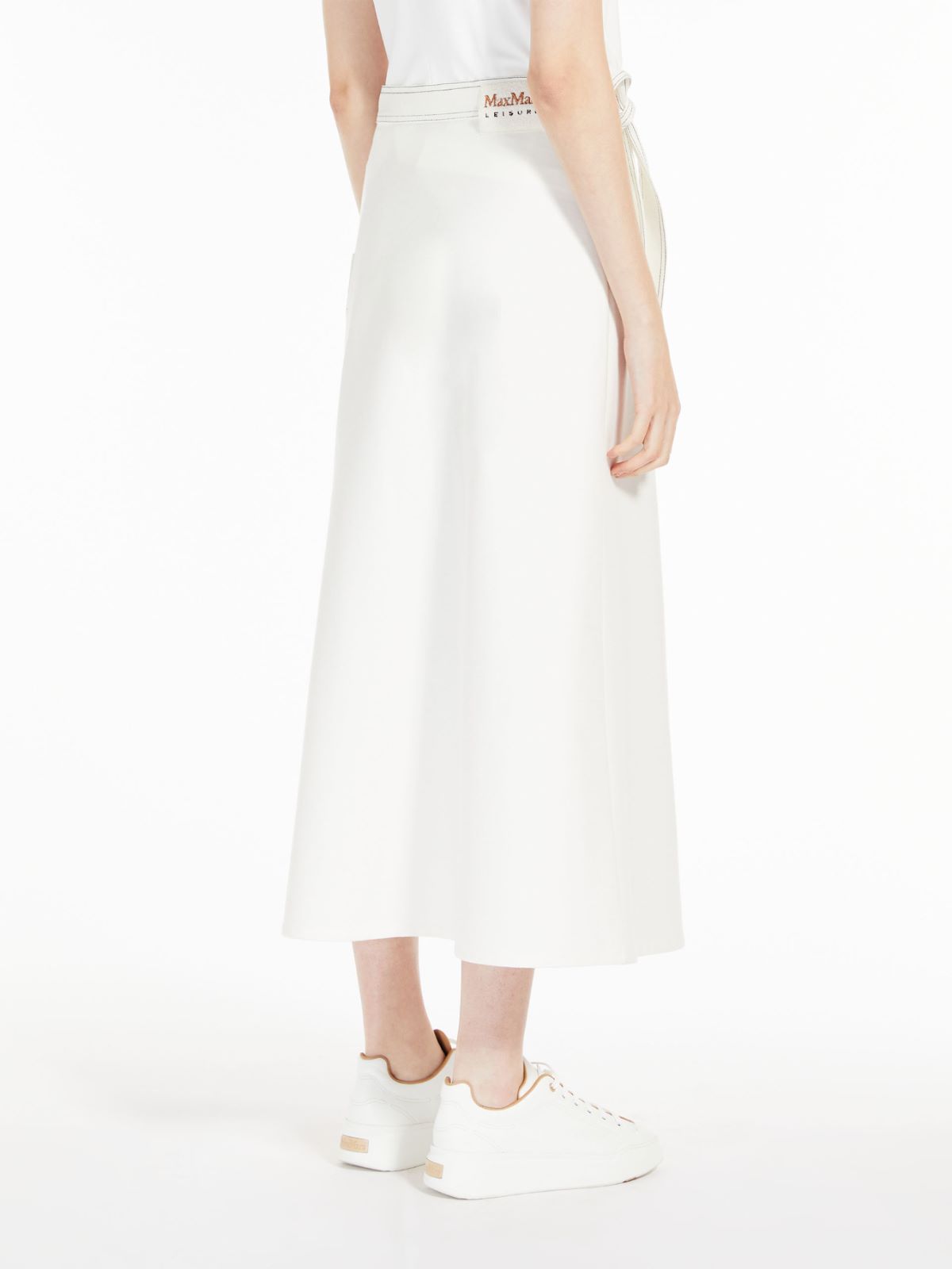 Jersey denim skirt - SILK - Max Mara - 3