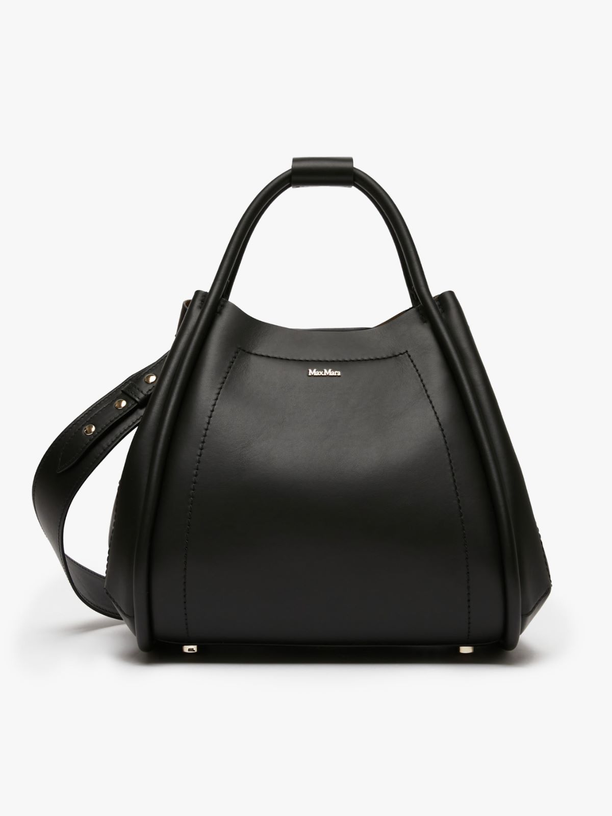 Small leather Marine Bag - BLACK - Max Mara - 4