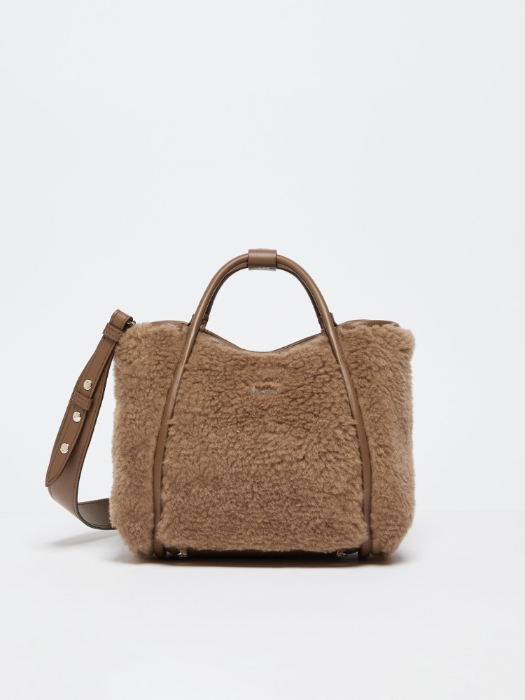 Teddy fabric bag - CAMEL - Max Mara
