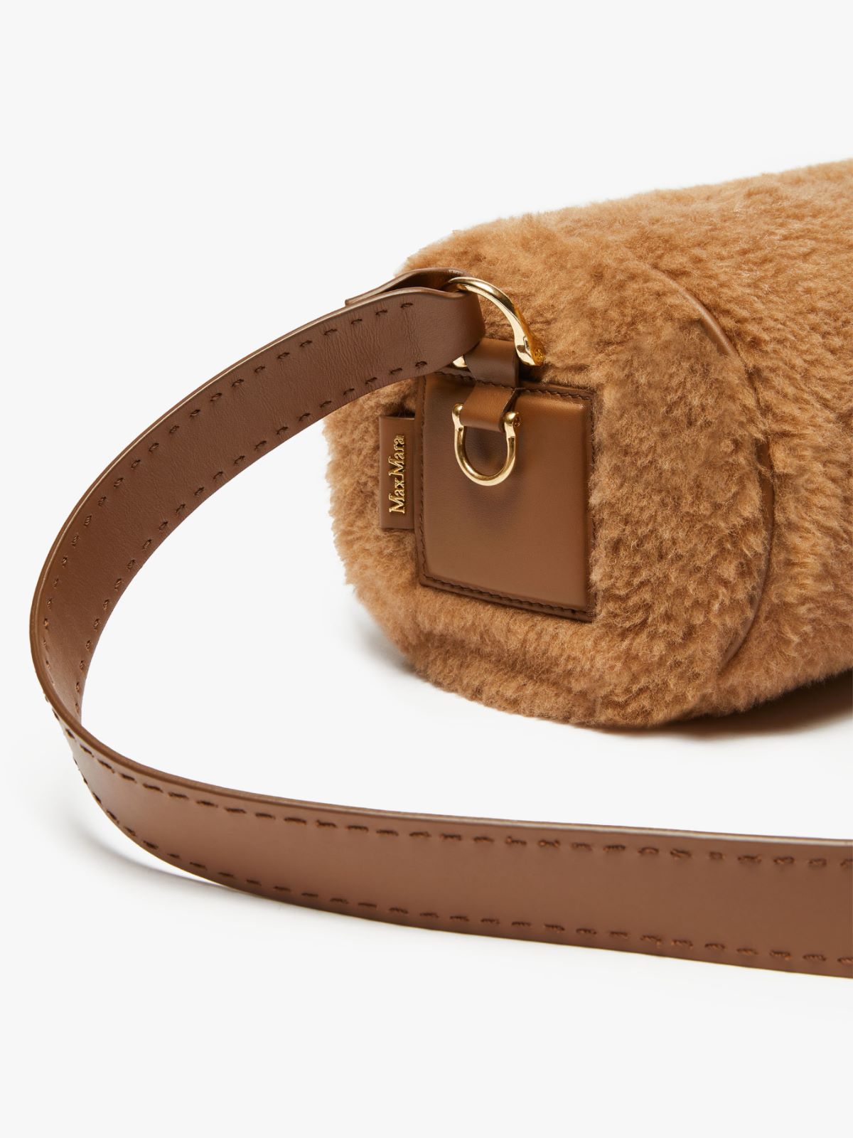 Medium Teddy fabric bag - CAMEL - Max Mara - 6
