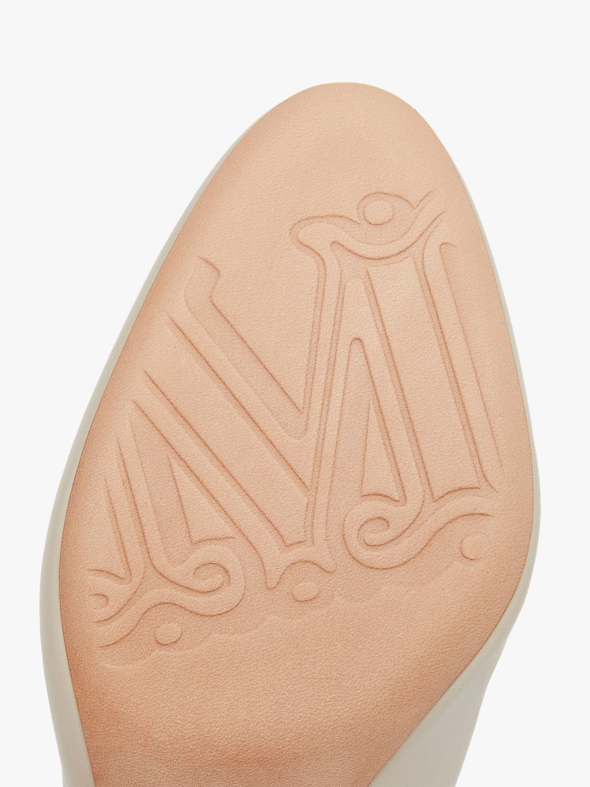 Nappa leather court shoes - SAND - Max Mara - 5