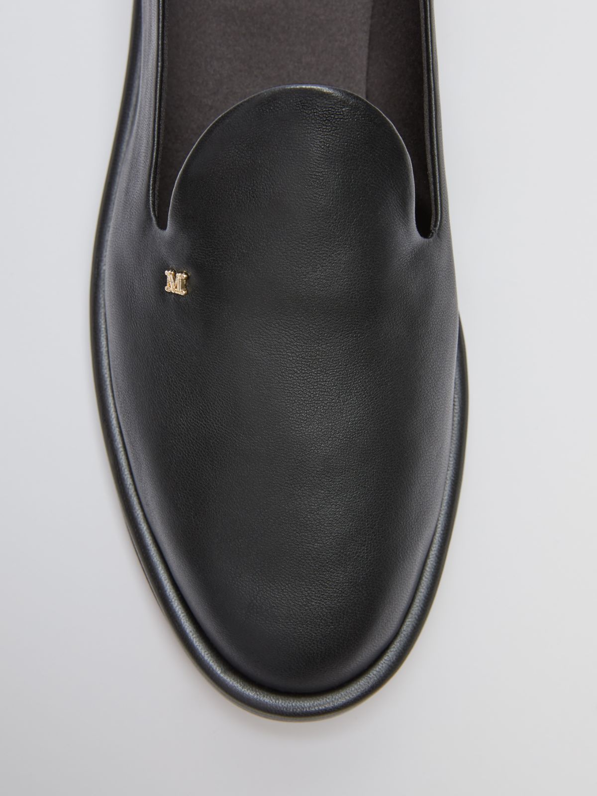 Nappa leather slippers - BLACK - Max Mara - 6