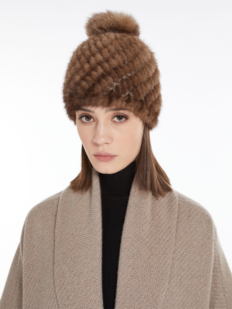 S Max Mara Hats Brown