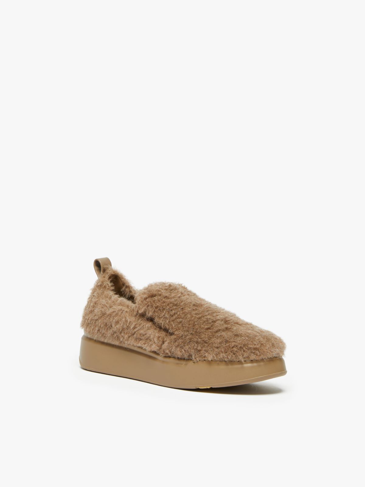 Slip-on trainers in Teddy fabric - TURTLEDOVE - Max Mara - 2