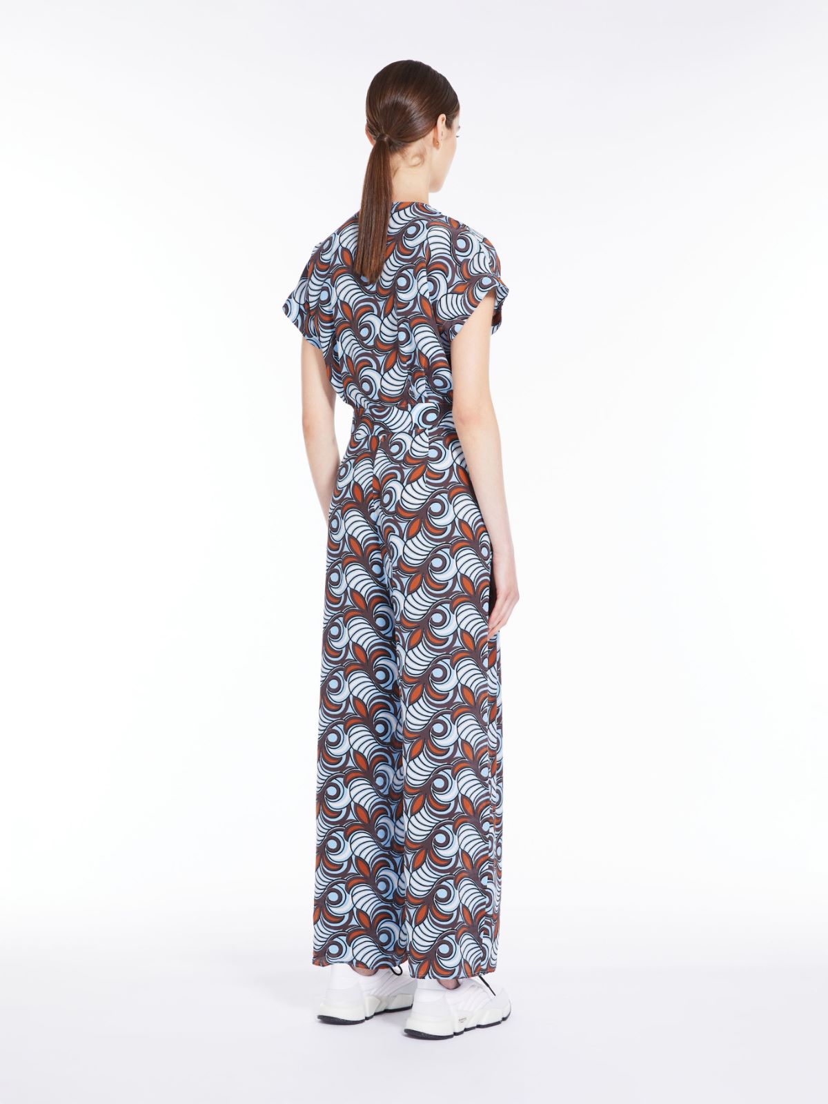 Mono de seda pura - CUERO - Max Mara - 3