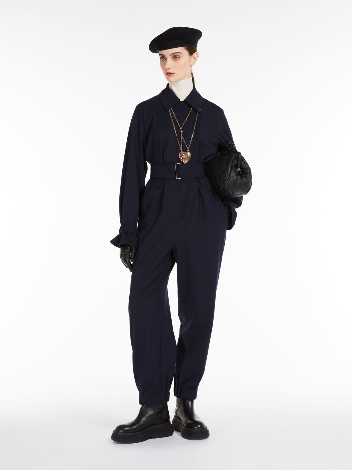 Silk and wool yarn sweater - IVORY - Max Mara