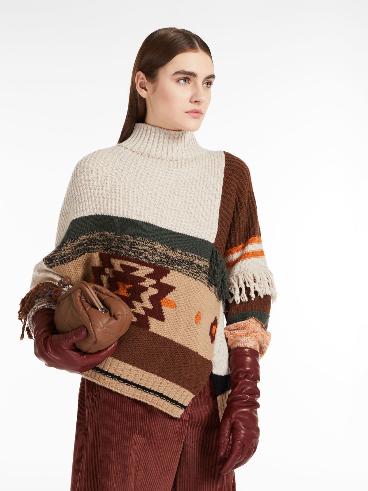 Wool yarn sweater - BEIGE - Max Mara - 4
