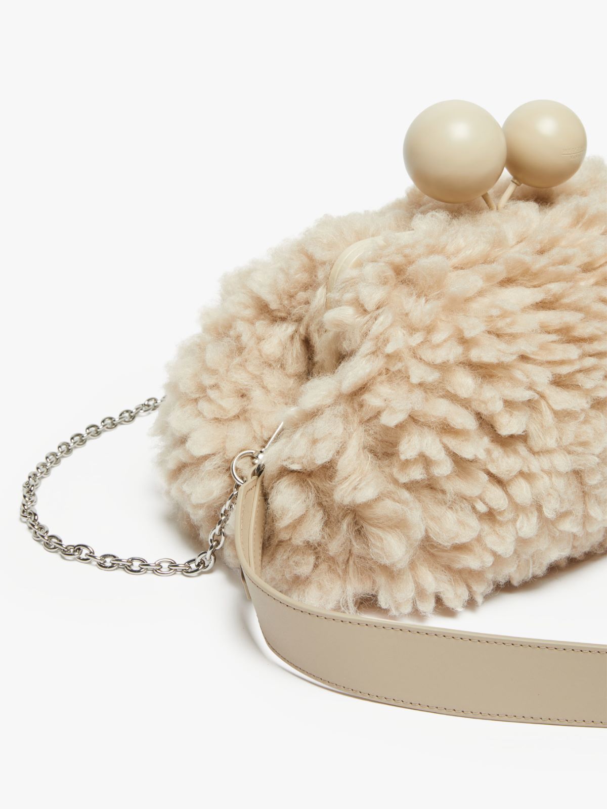 Medium Pasticcino Bag in soft fabric - SAND - Max Mara - 5