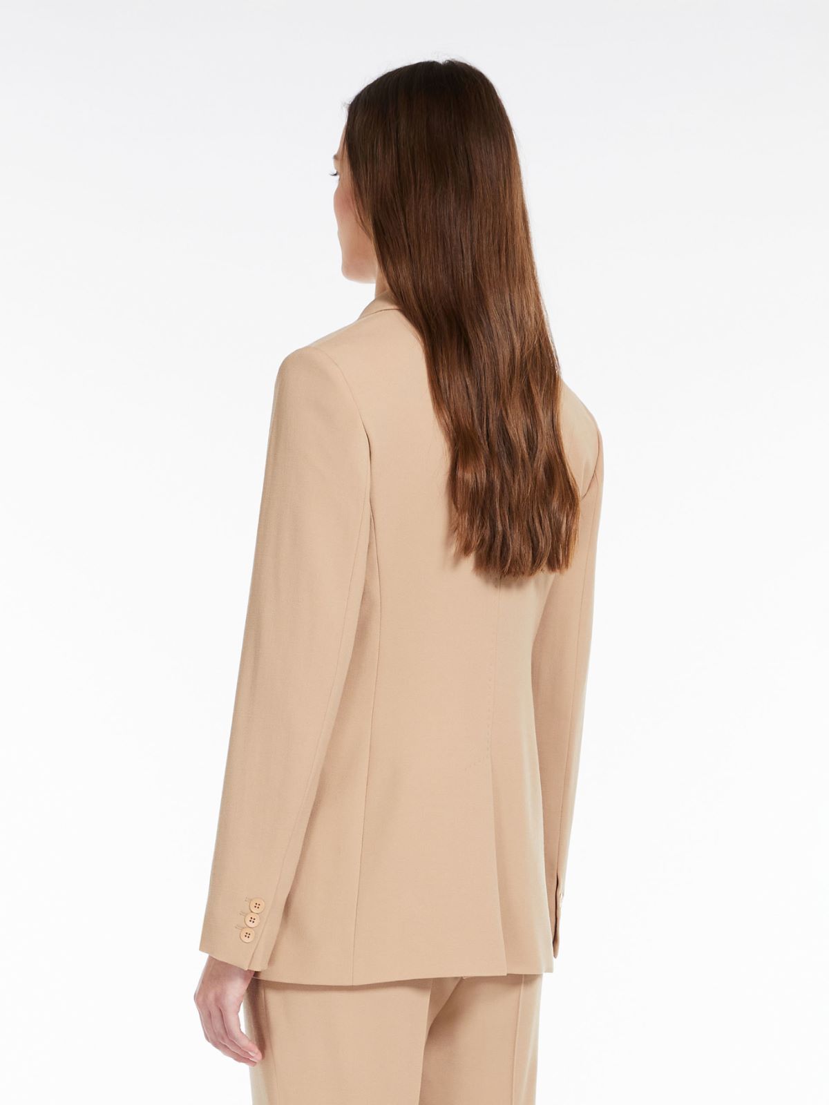 Single-breasted wool jacket - CAMEL - Max Mara - 3