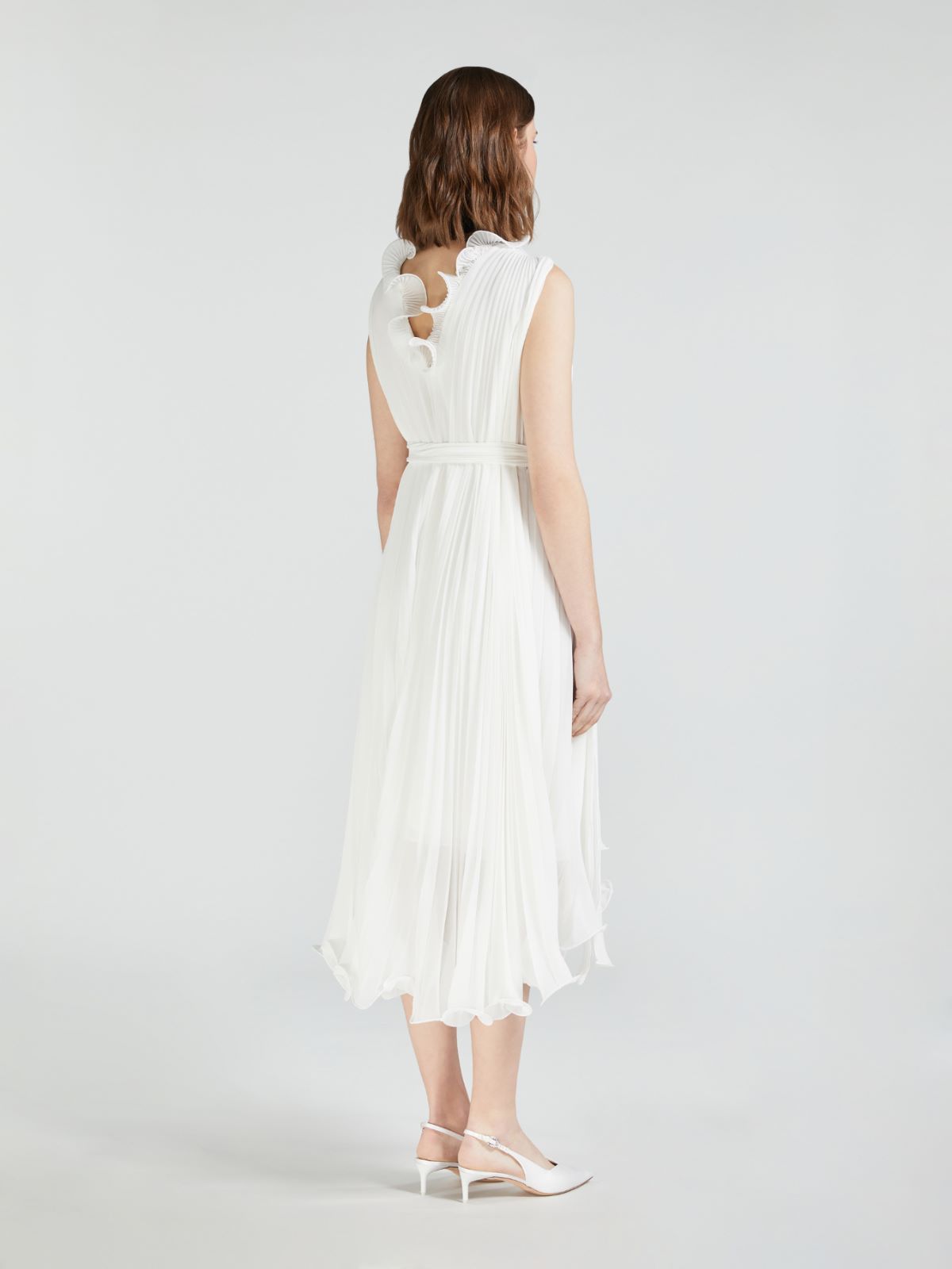 Abito in georgette - BIANCO OTTICO - Max Mara - 3