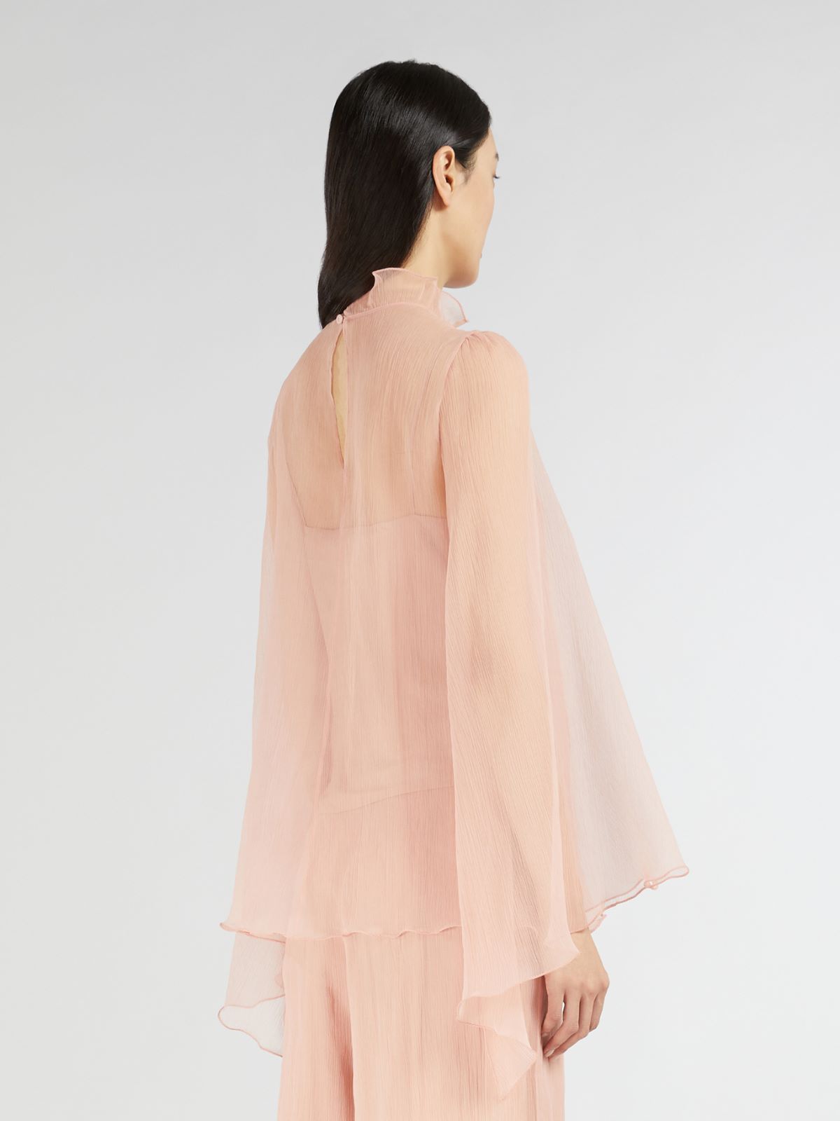 Silk crepon blouse - POWDER - Max Mara - 3