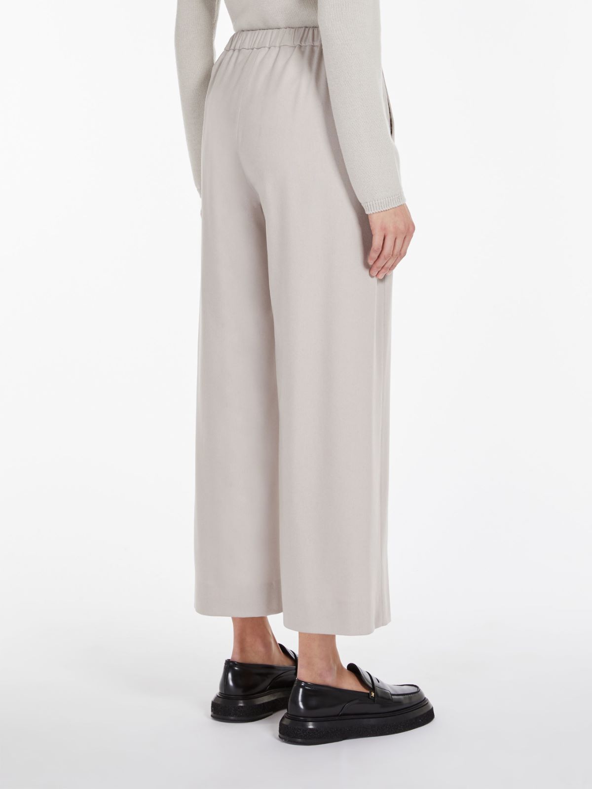 Flannel joggers - ECRU - Max Mara - 3