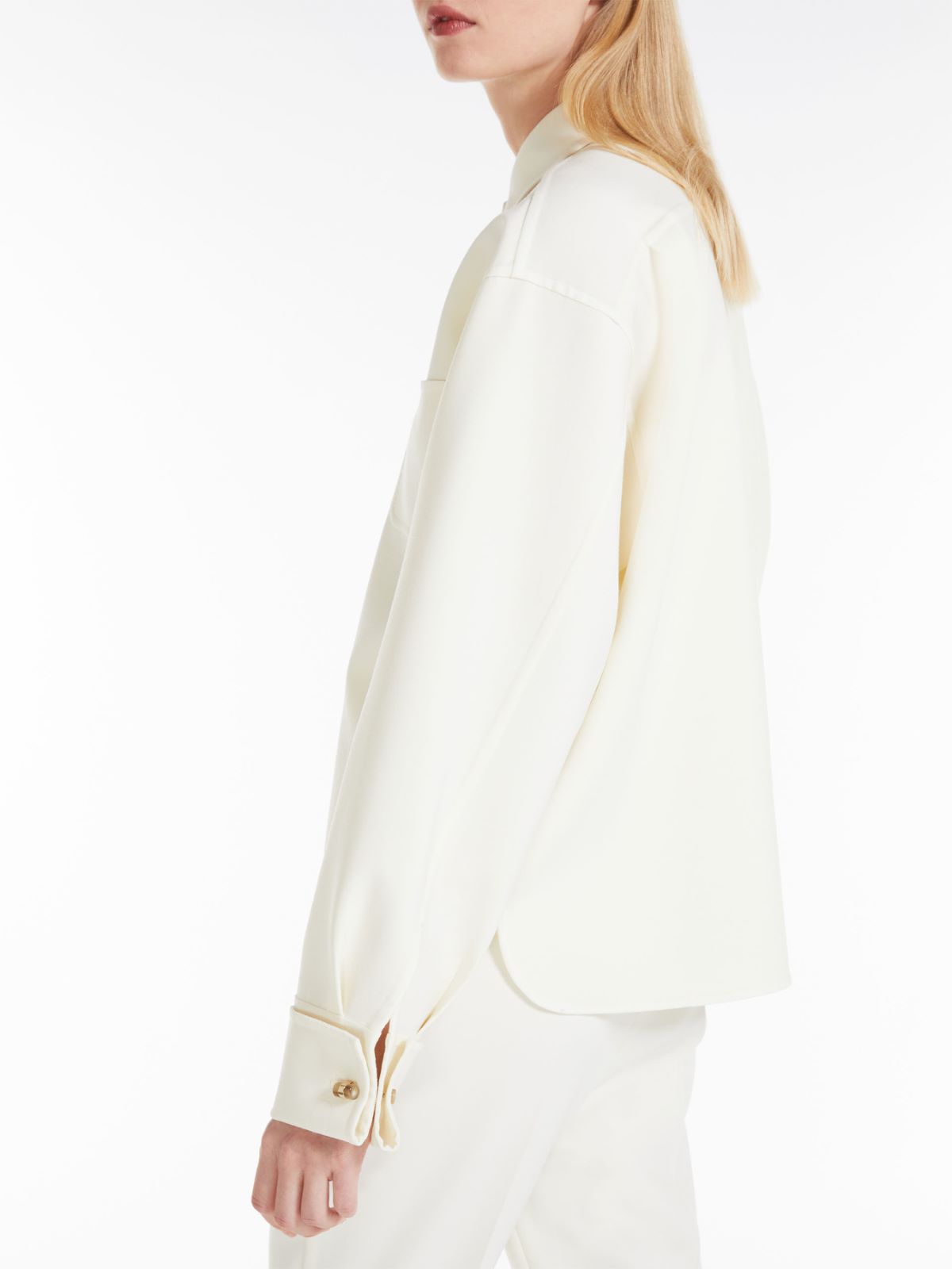 Wool overshirt, white | 