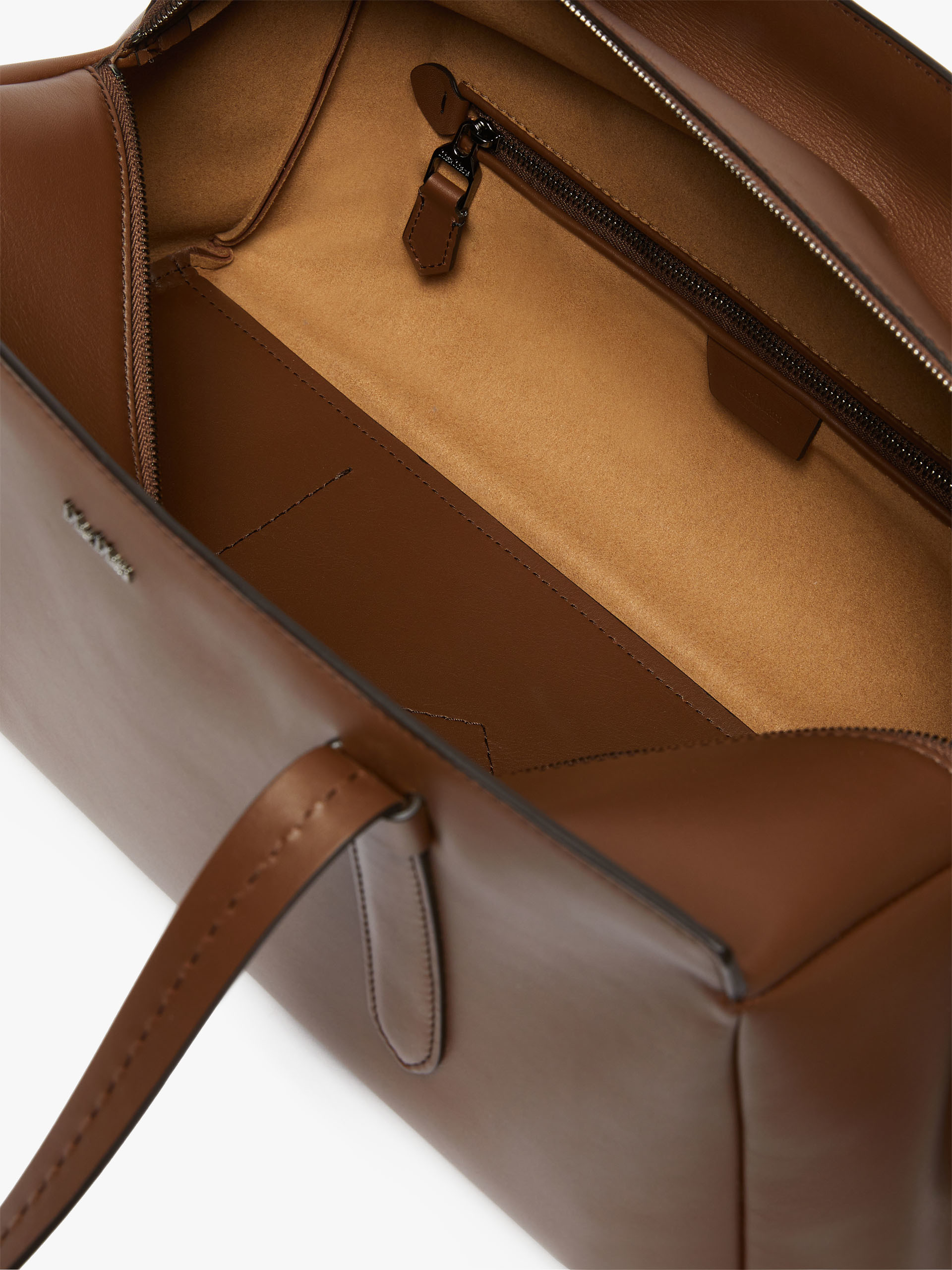 Schultertasche Archetipo aus Leder, braun |  