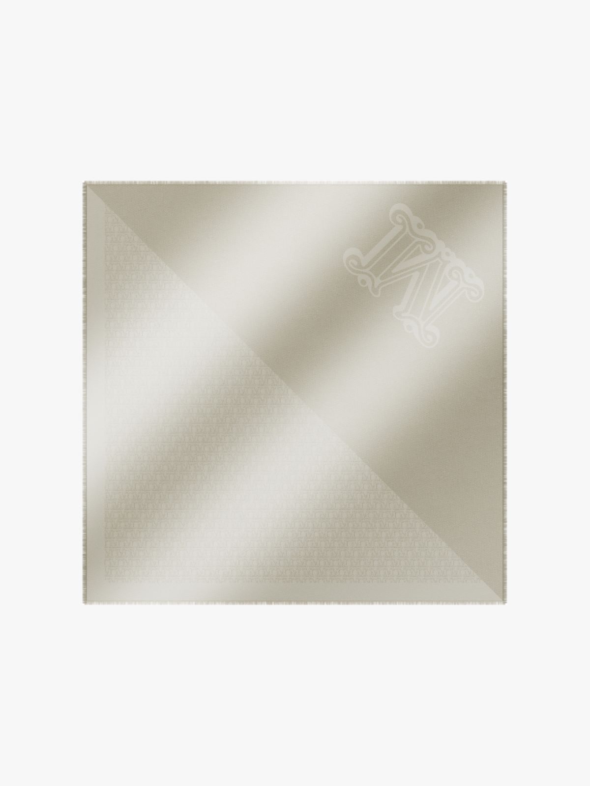 Max Mara Jacquard-knit Silk And Cotton Shawl In Sage Green