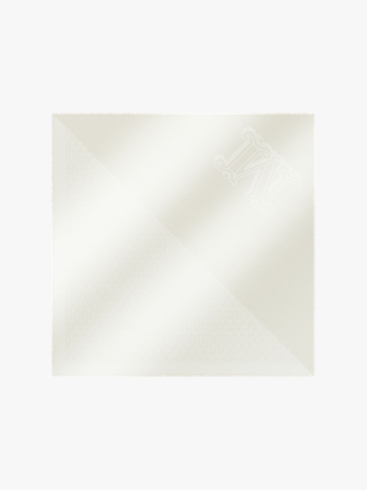 Max Mara Jacquard-knit Silk And Cotton Shawl In White