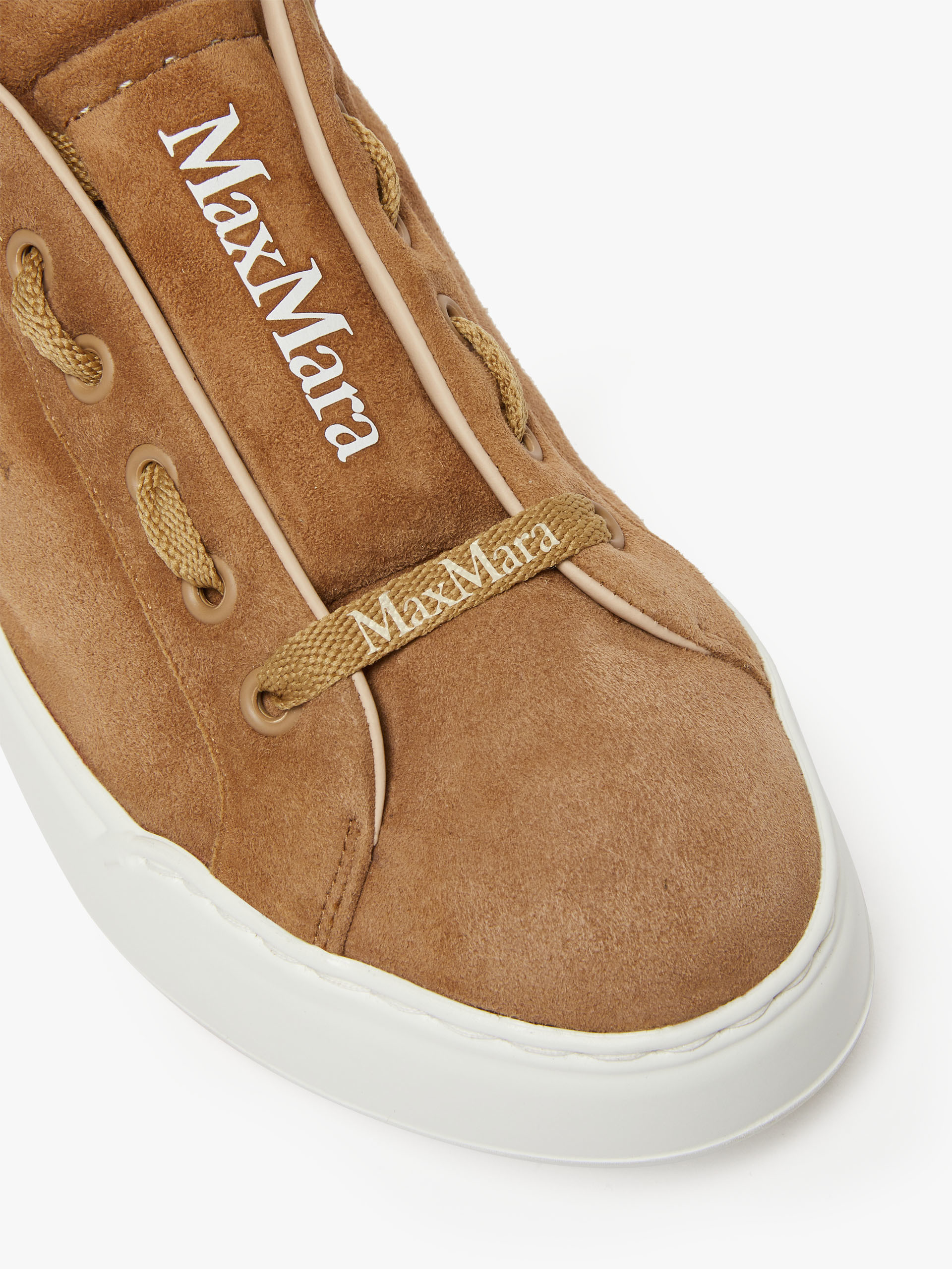 Sneaker aus Wildleder, taback | 