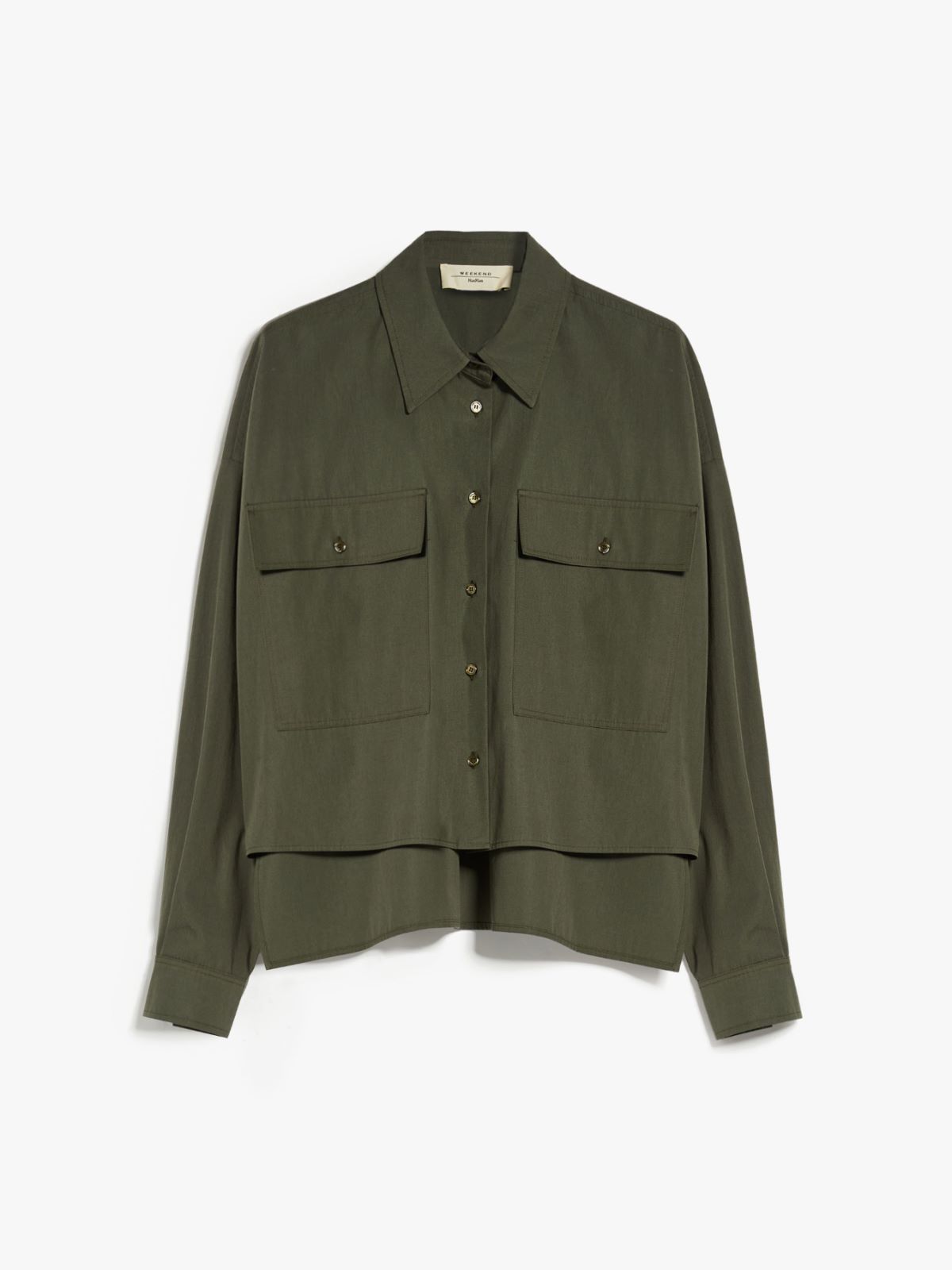 Striped crepe de chine shirt, pink |  