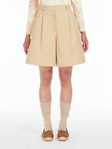Workman Stretch Bermuda P2S - 9083 wit/grijs | Stretch werkbroek