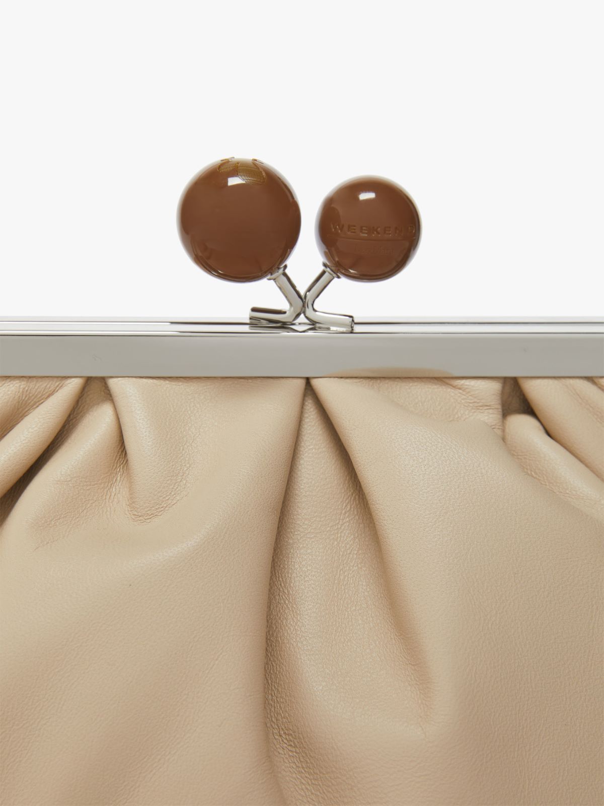 Mittelgroße Pasticcino Bag aus Nappaleder, sand | 