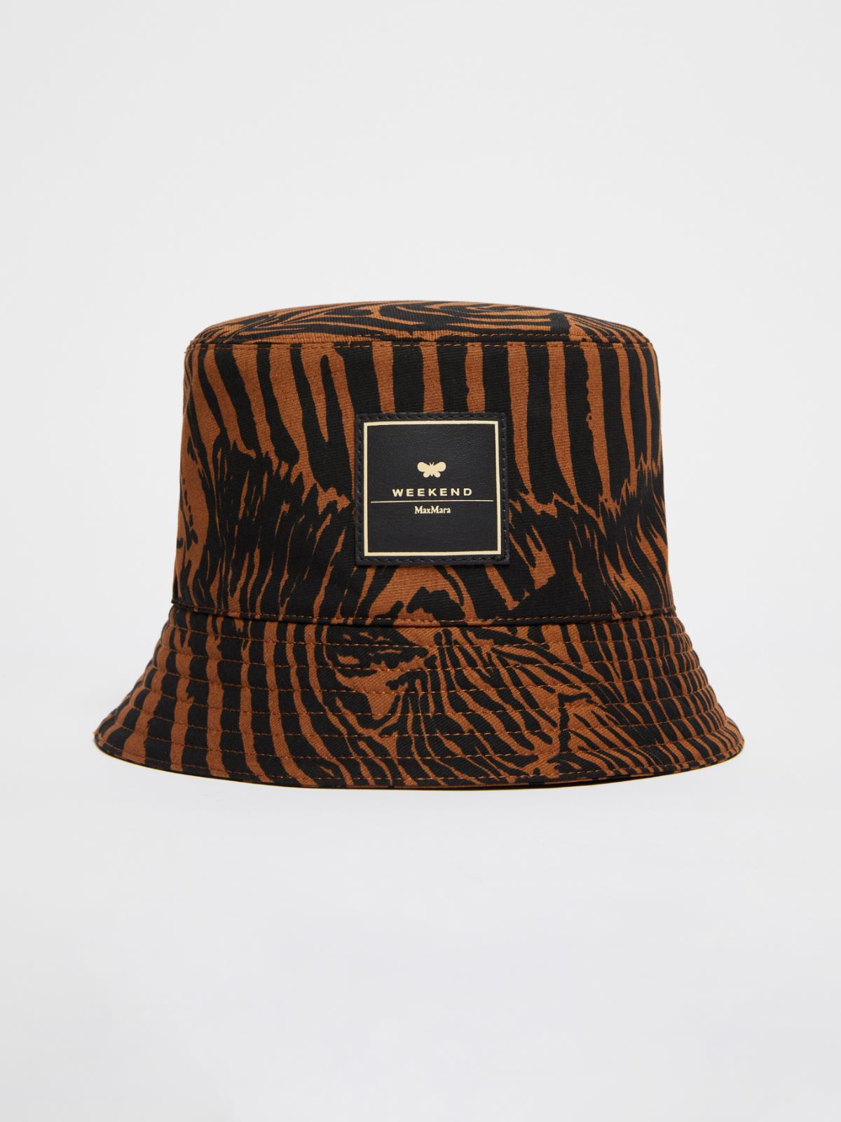 Max Mara Cotton Baseball Cap In Brown