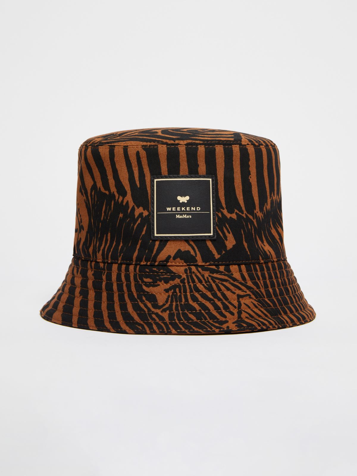 Shop Max Mara Cotton Baseball Cap In Brown