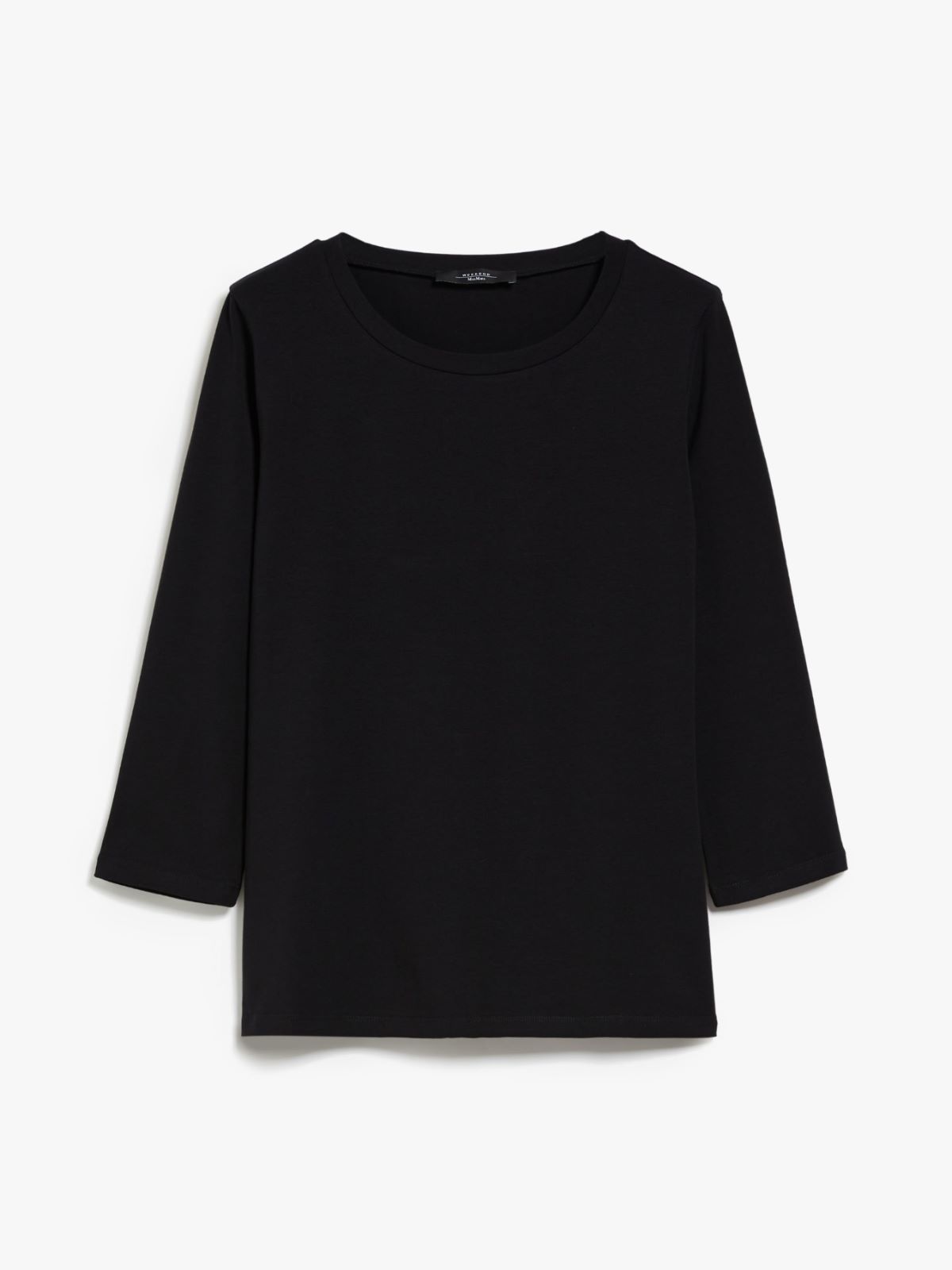 Max Mara Black Cotton T-Shirt