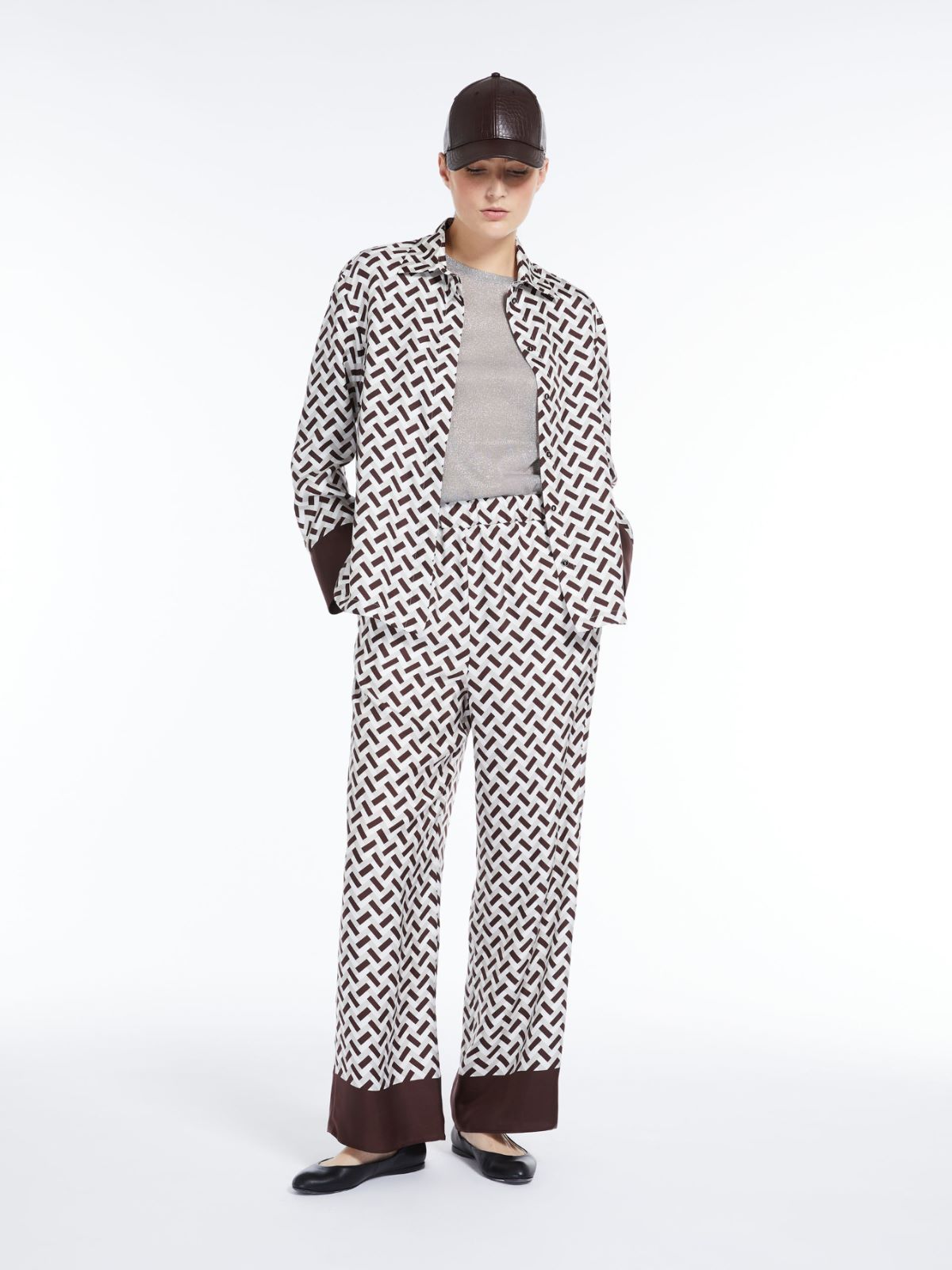 MAX MARA SILK TWILL SHIRT