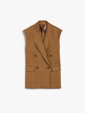 Marella Nandina Double Breasted Camel Coat 23301608382 001