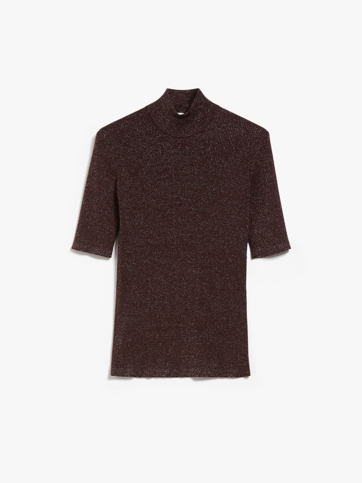 jersey blanco de cuello alto