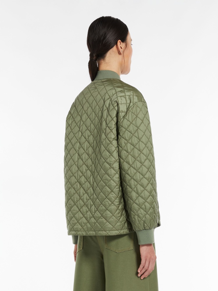 Water-repellent technical fabric jacket, sage green | 