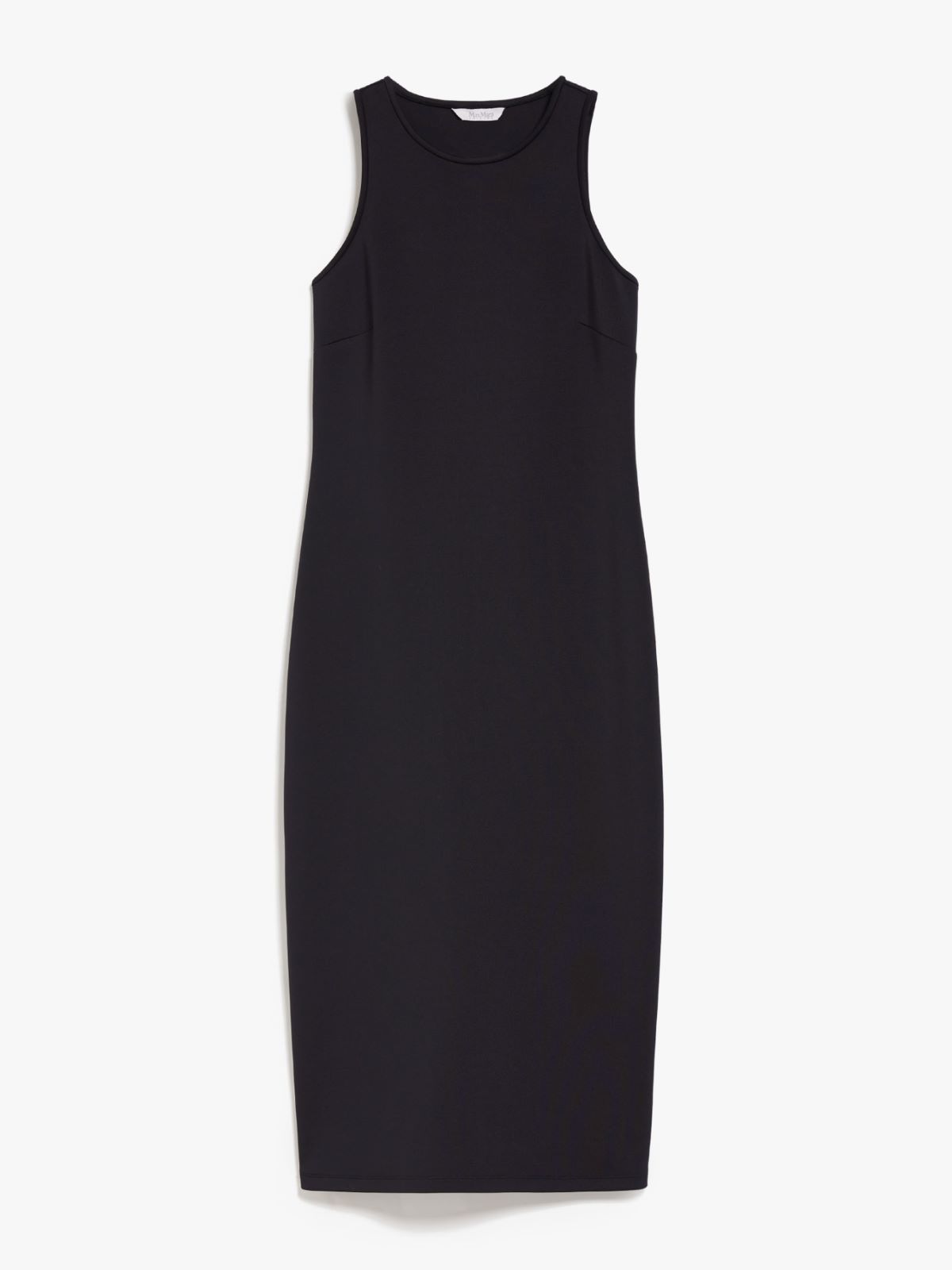 Linen canvas cocoon dress, chocolate |  