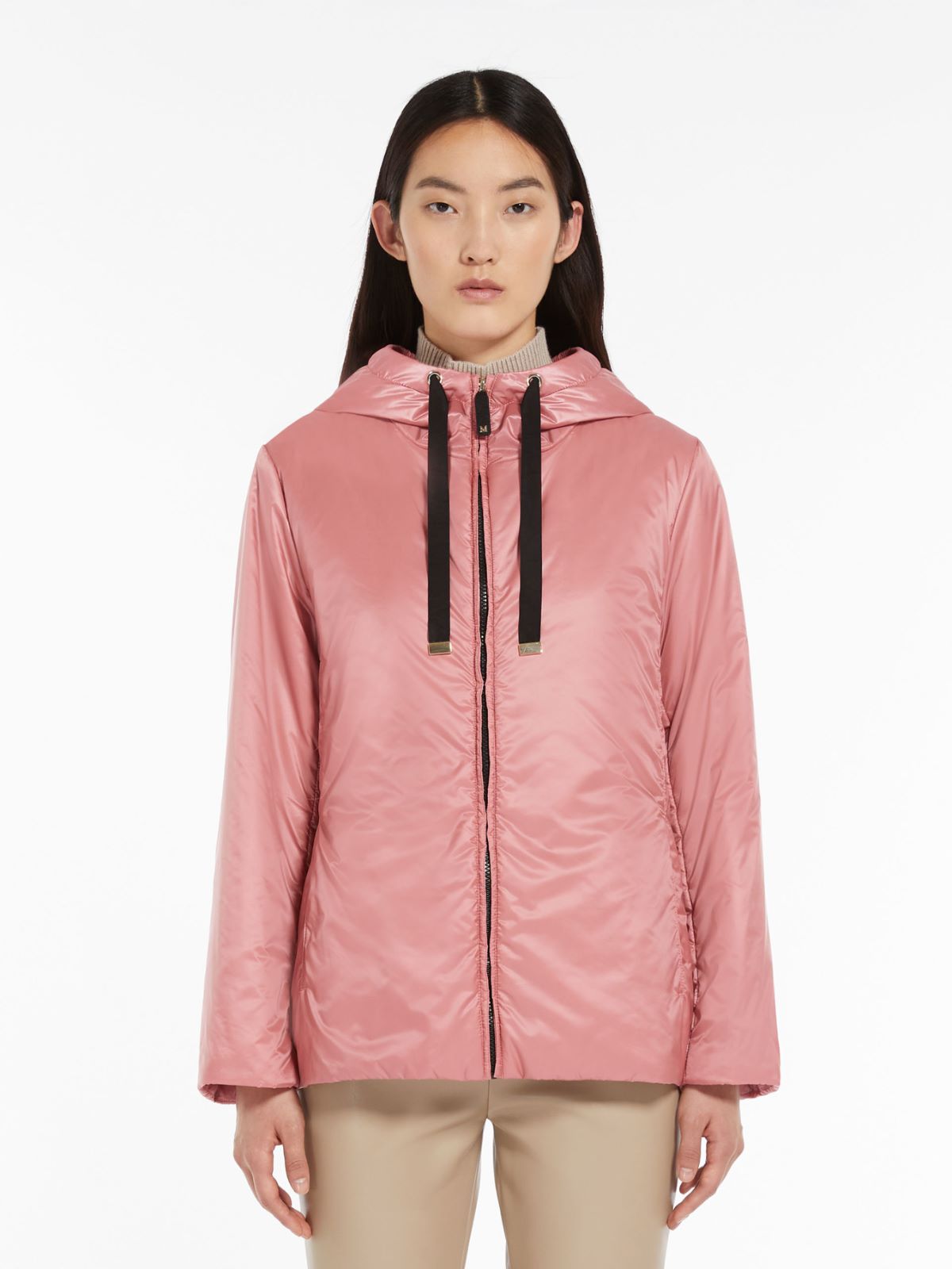 Water-resistant canvas travel jacket, pink | 