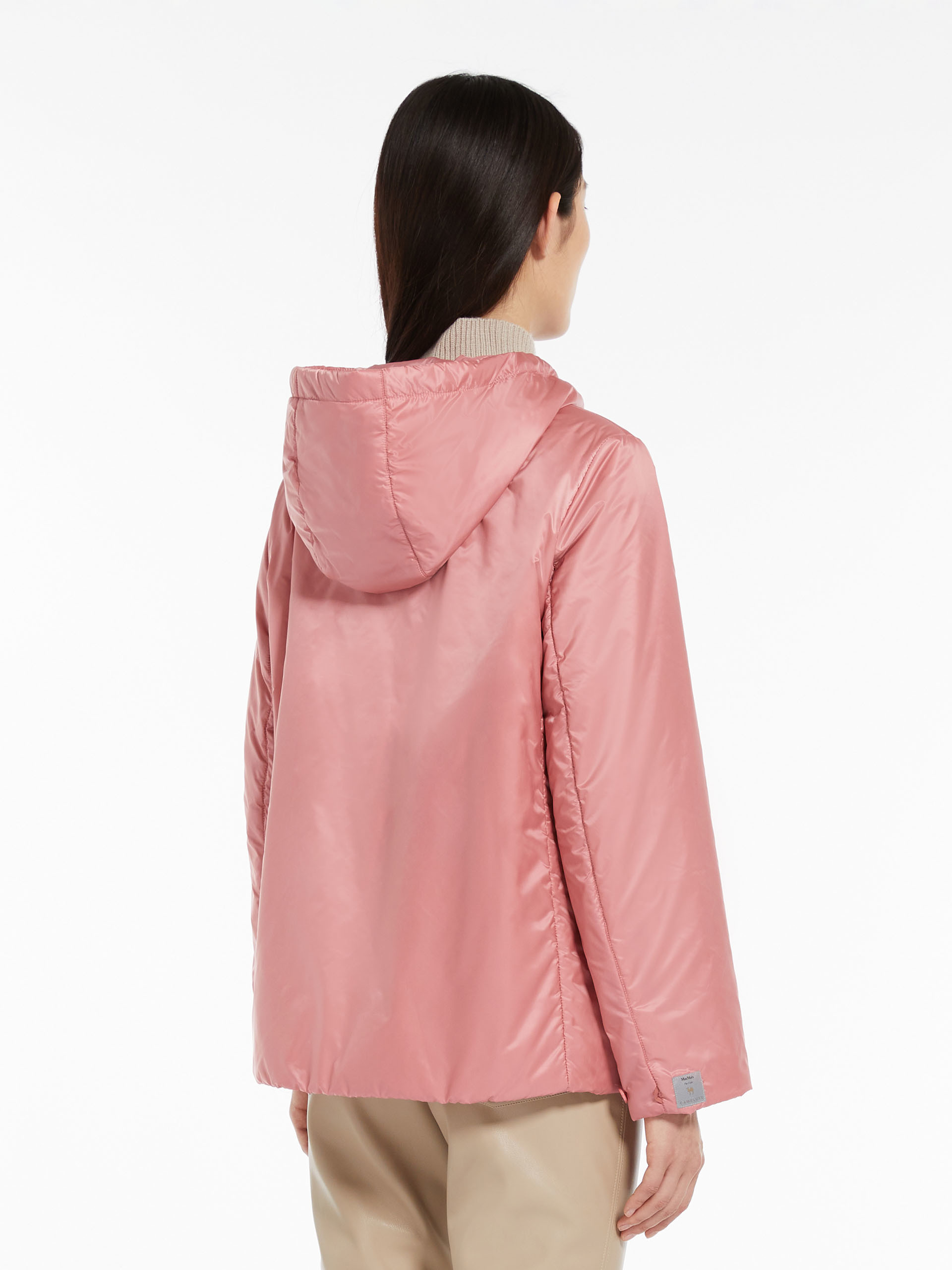 Water-resistant canvas travel jacket, pink |  