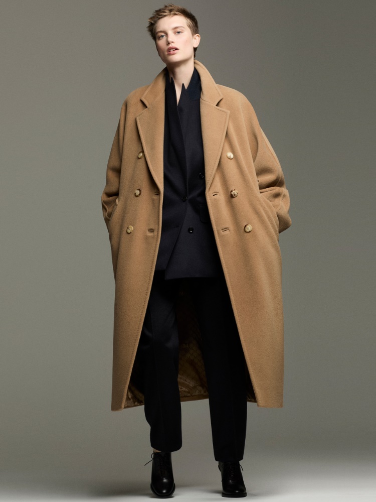 マダム 101801 アイコンコート　カシミヤ キャメル マックスマーラ マダム] 101801 アイコンコート, camel | Max Mara