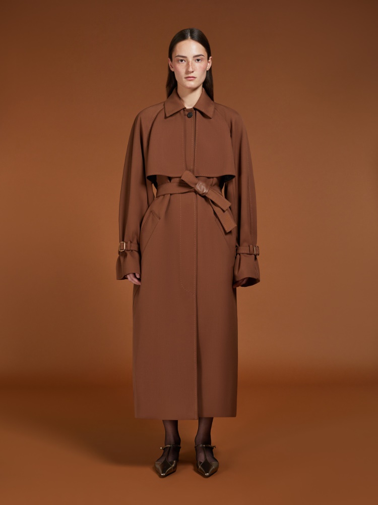 【送料&関税込】Max Mara Cosimo Oversize Wool Blend Coat Wit Oversized wool coat | Max Mara