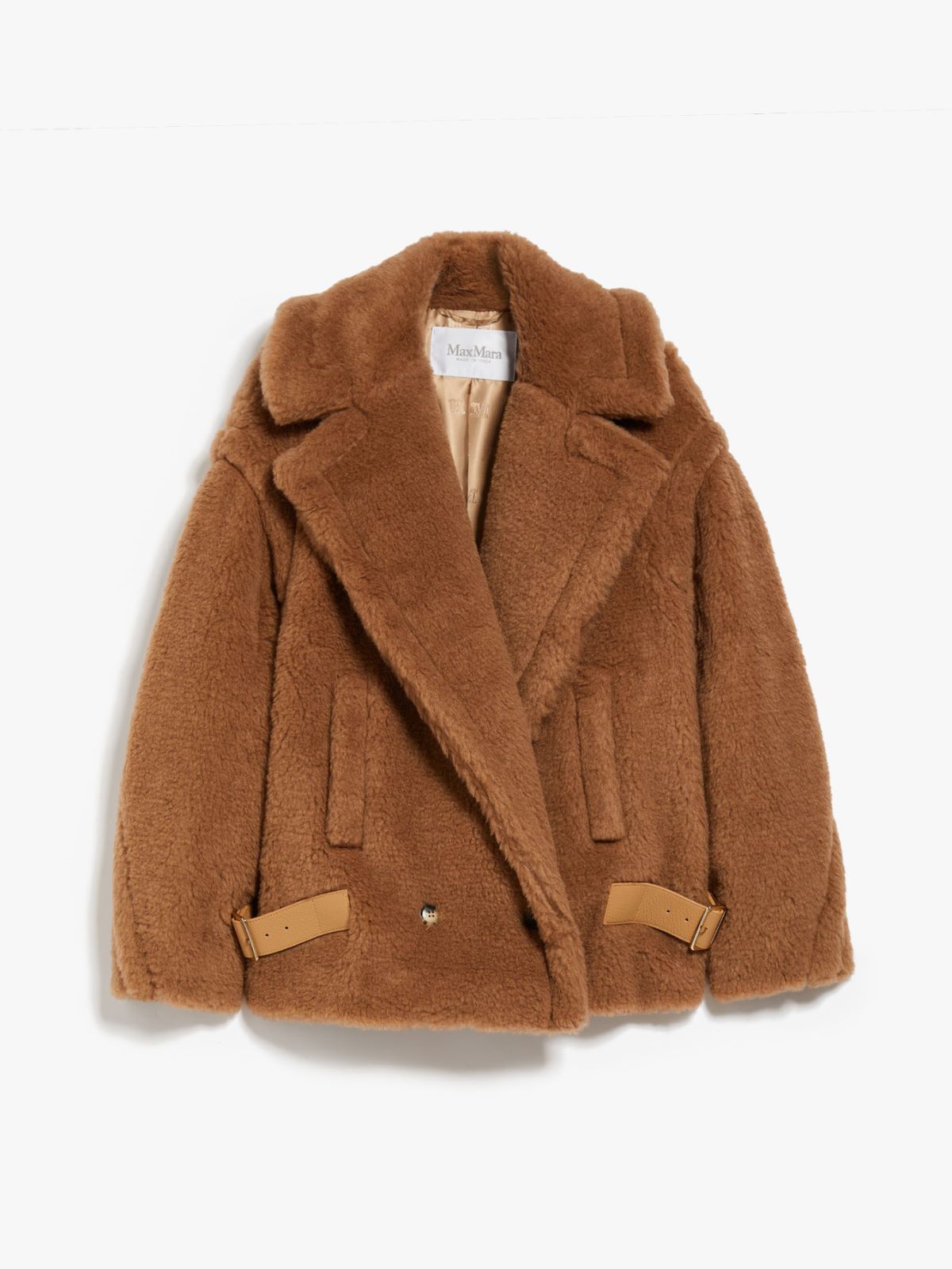MAX MARA バイカージャケット キャメル ヴァナディオ] テディベア バイカー ジャケット, camel | Max Mara
